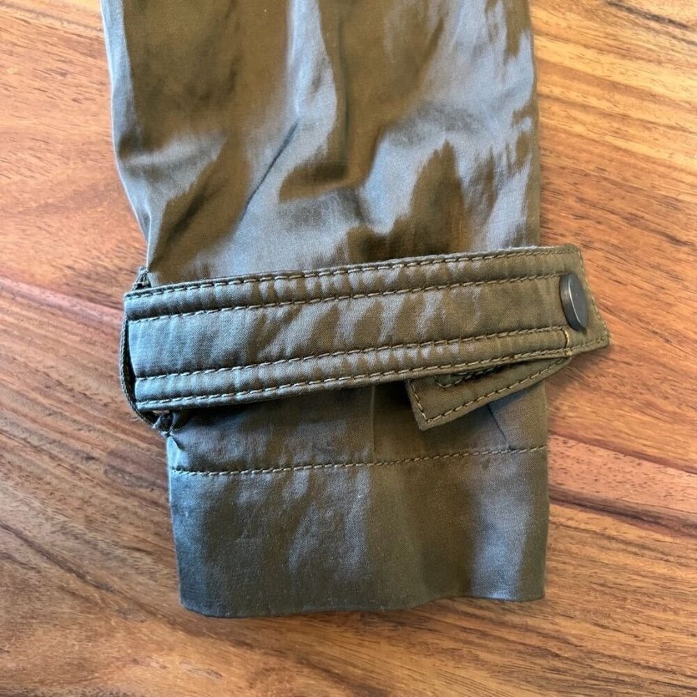 Vince Olive Green Luxe Anorak Festival Jacket sz L - Picture 11 of 15